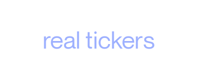 real tickers